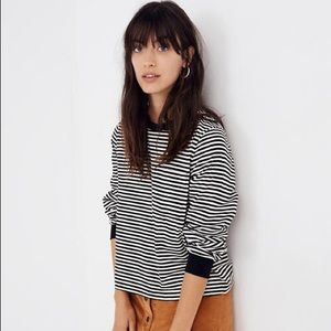Madewell Black and White Top